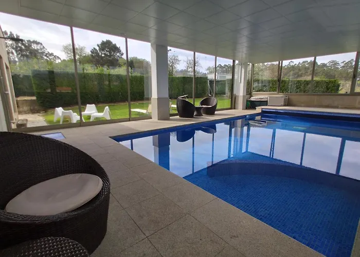 Casa Rial 47 Con Piscina Climatizada Casa de Férias Sanxenxo